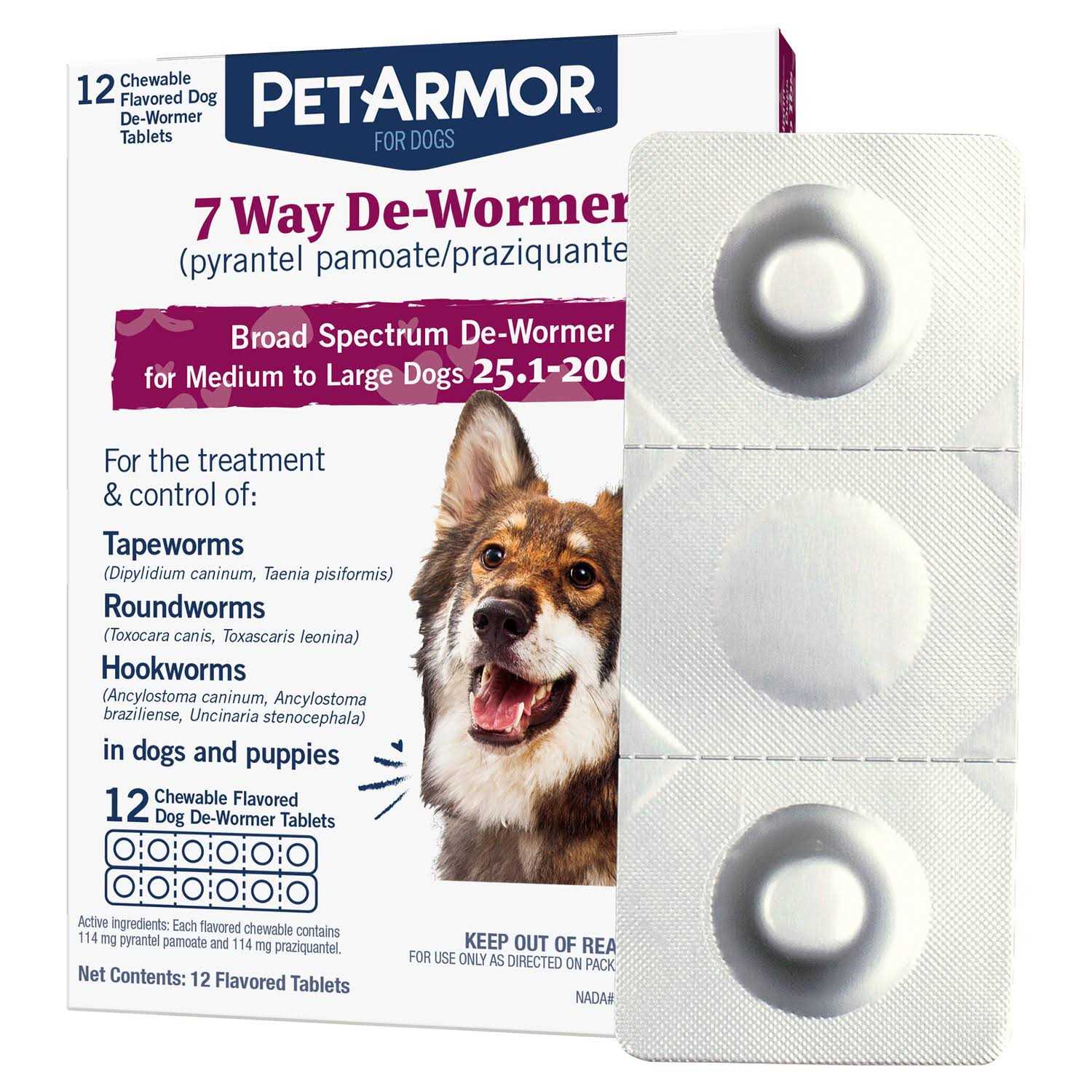 7 Way De Wormer Dogs O47106