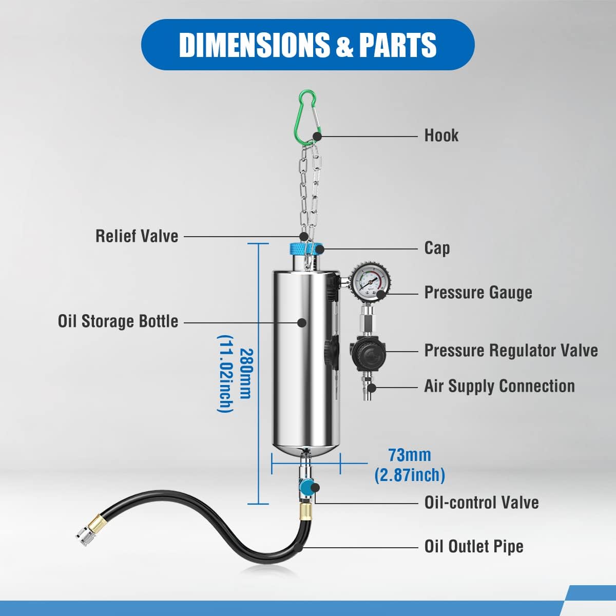 Automotive Fuel Injection System Cleaning Tool O8431