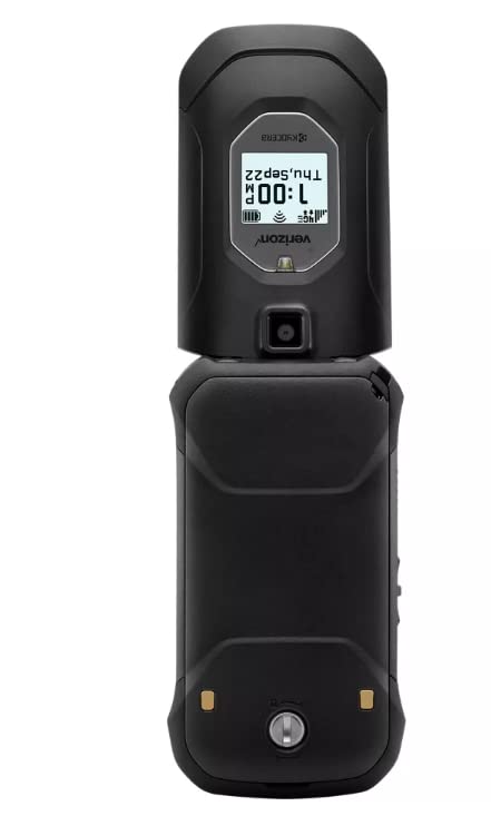 Rugged LTE Flip Cell Phone Black R6199