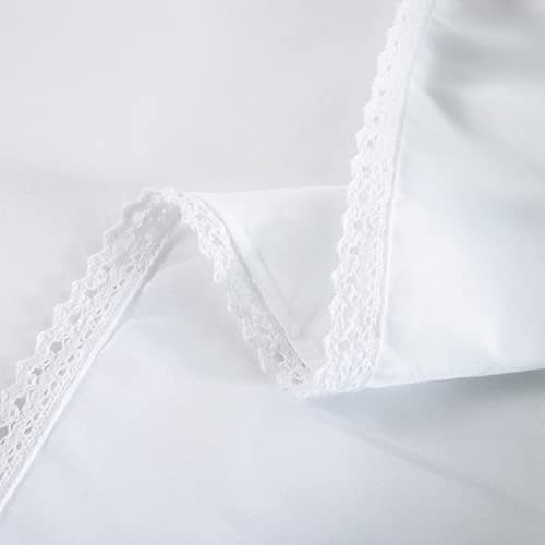 White Queen 14 Inch Drop Microfiber Bed Skirt S80325