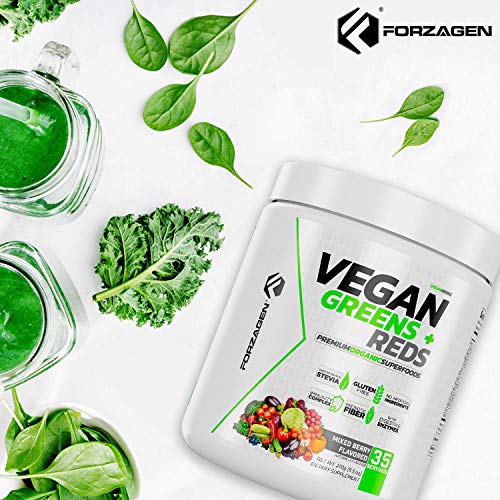 Vegan Greens & Reds Superfood Powder, 35 Servings U264827