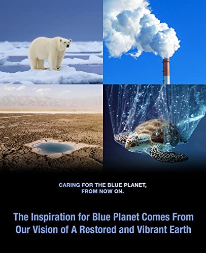 Blue Planet Mechanical Automatic Watch with Stainless Steel Case D4887