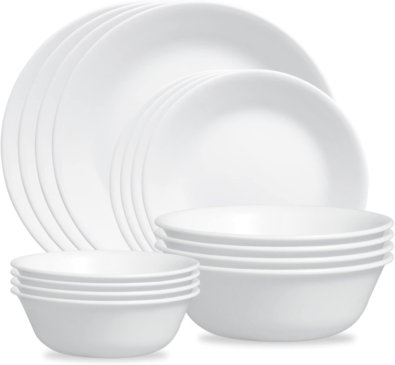 16-Piece White Dinnerware Set, Service for 4 N9419