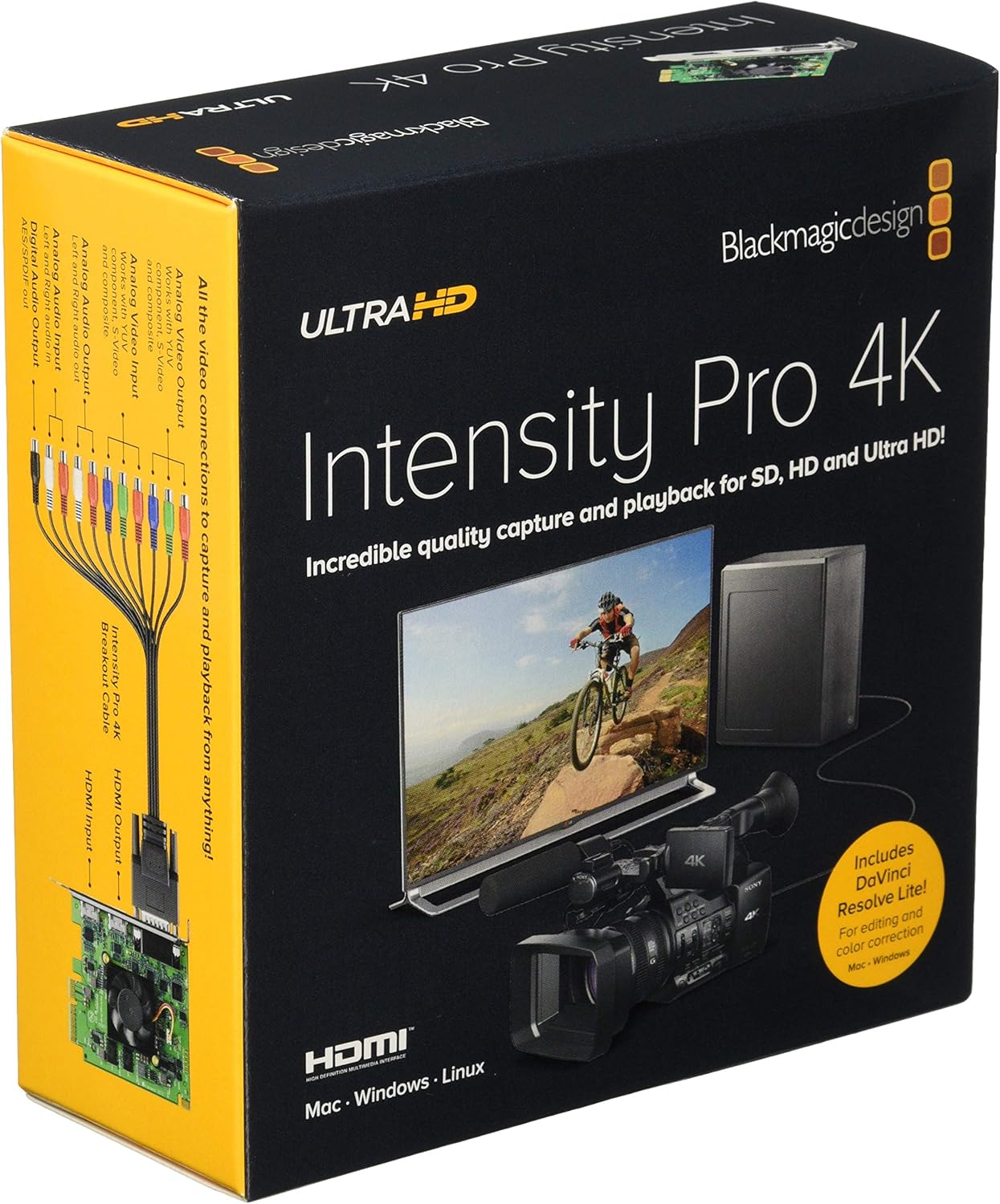 Intensity Pro 4K Capture & Playback Input/Output Card P4324