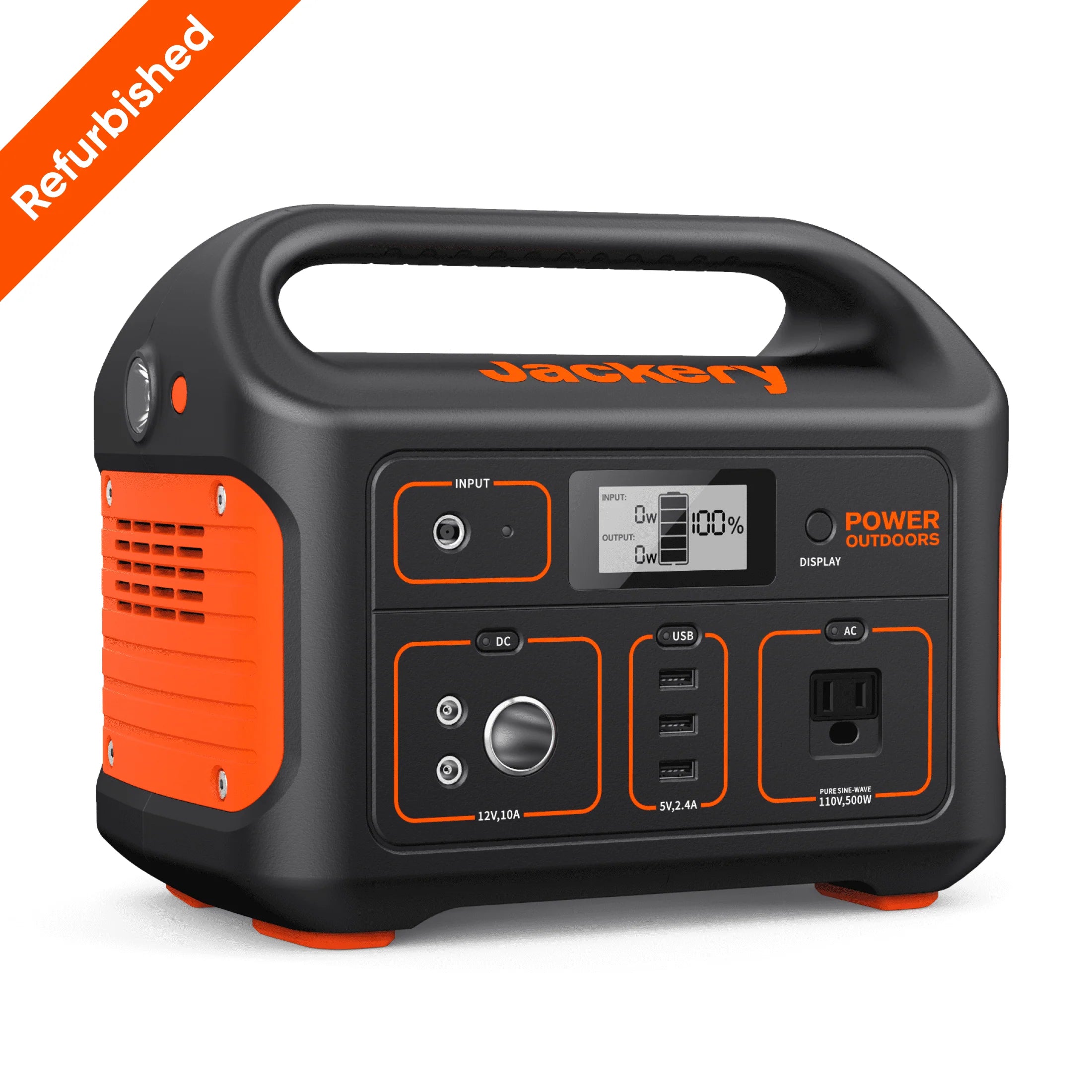 Restored Portable Power Station Explorer 550, 550 Wh Lithium-ion Battery, 500W Output I2616