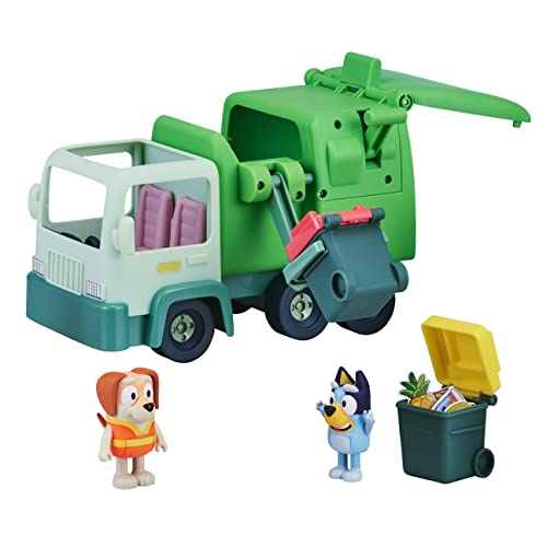 Bluey Garbage Truck 2.5" poseable Figures with Playset L3170