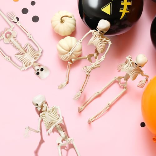 Life Size Skeleton with Posable Joints Glowing Eyes F40711