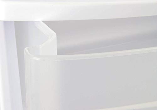 White 3 Drawer Plastic Rolling Storage Cart L10574
