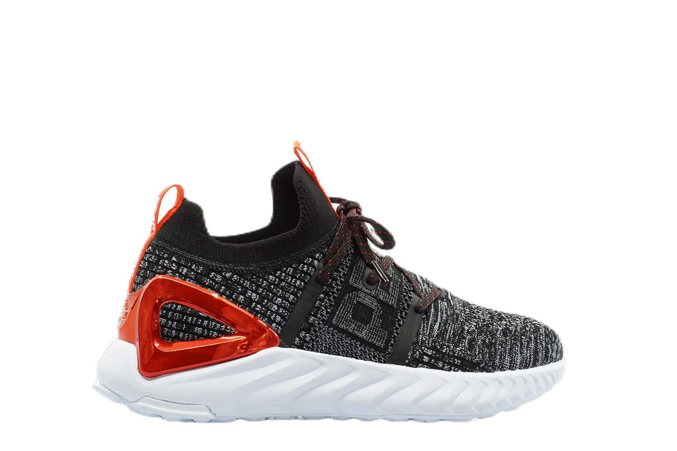 Black Melange Grey Running Shoes S49886