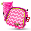 Inflatable Booster Car Seat - Blow Up Narrow Backless Booster Car Seat for Travel - Pink W159971