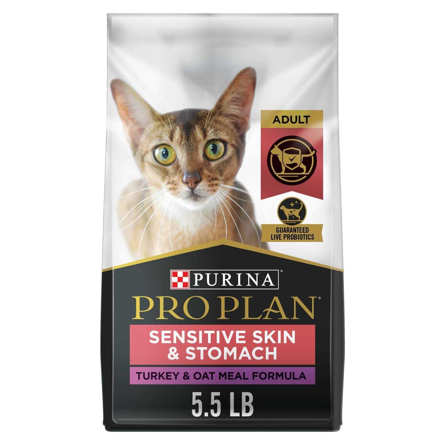 Probiotics Sensitive Skin & Stomach Natural Dry Cat Food X22089