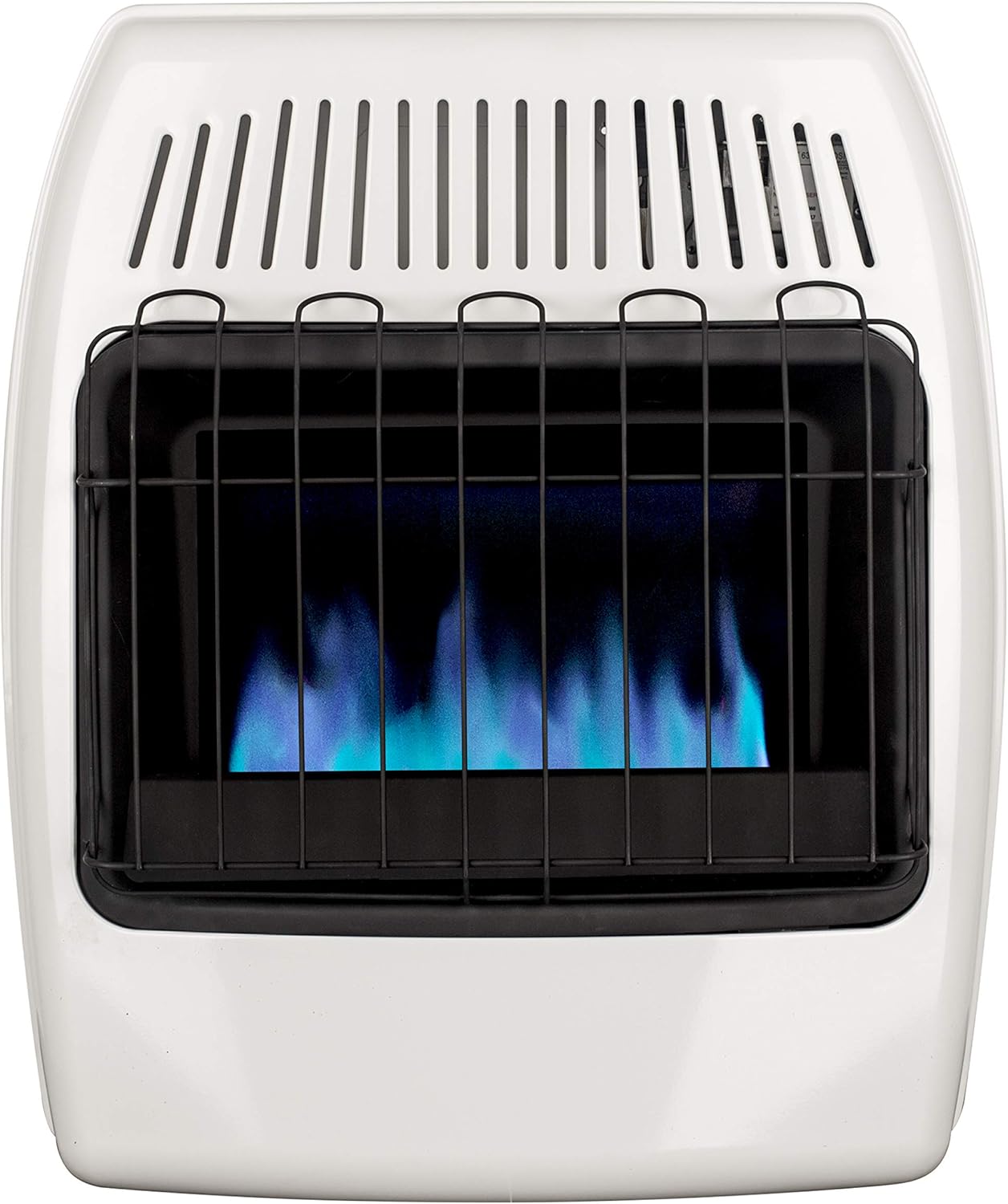 White 20,000 BTU Natural Gas Wall Heater R444