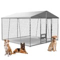 Large Outdoor Dog Kennel with Cover Q12272