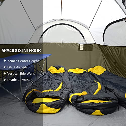 8 Person Camping Tent with Carry Bag Z96228