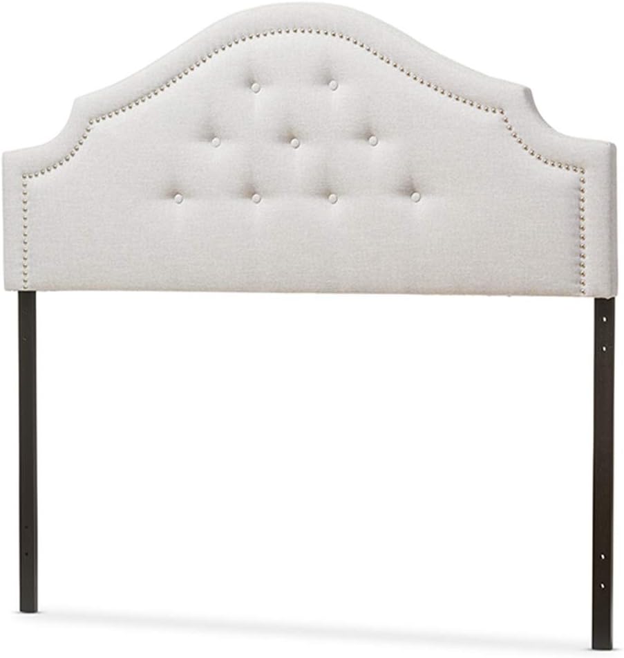 Grayish Beige Upholstered Full Headboard V849