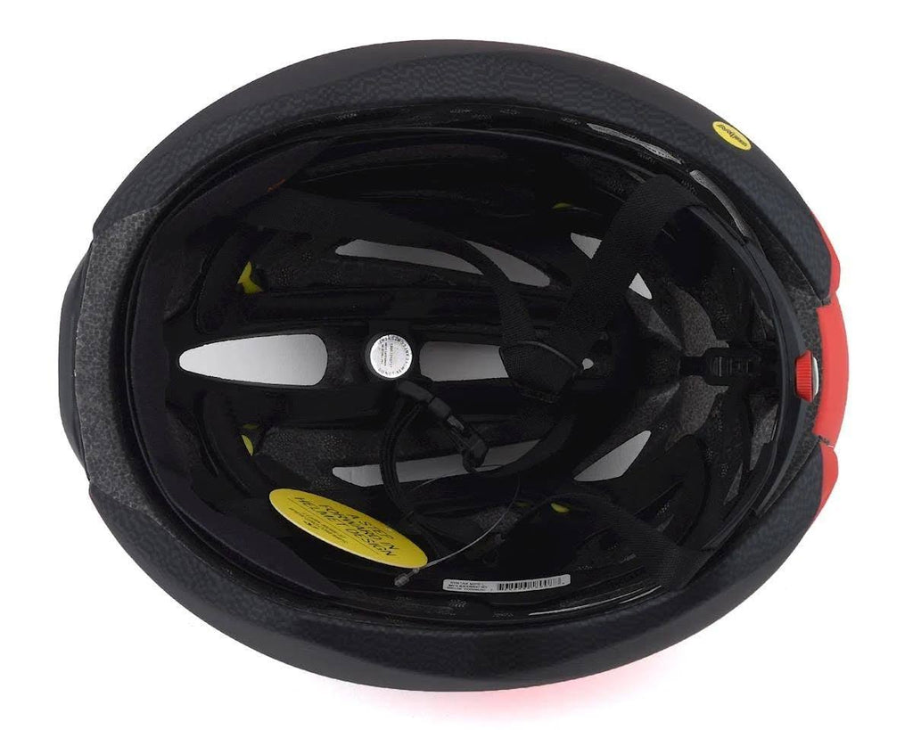 Matte Black Bright Red Medium Helmet O28069