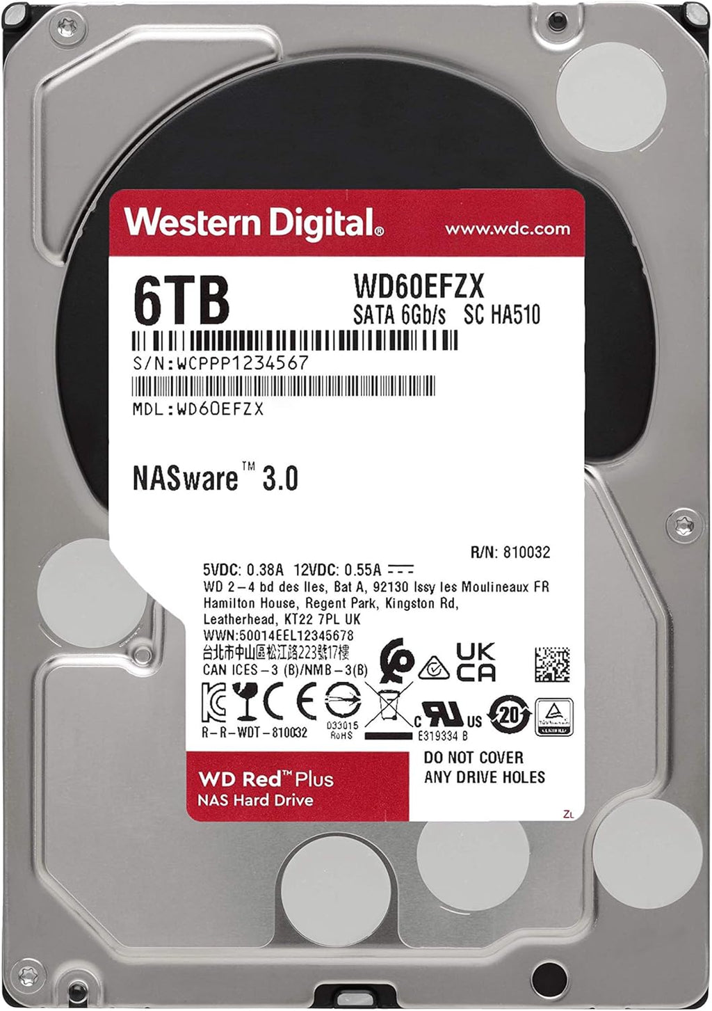 6TB NAS Internal Hard Drive HDD C4609