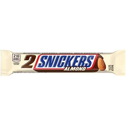 Almond Chocolate Candy Bars 3.23 Ounce 24 Count Box B94343