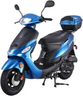 Sporty Blue 49cc 50cc Gas Scooter Moped F43833