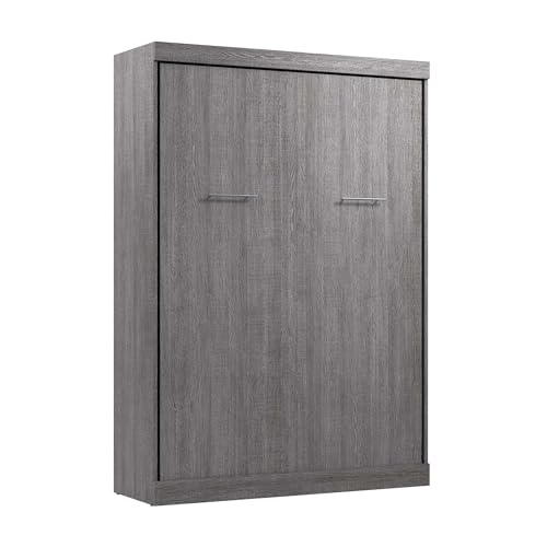 Bark Gray Full Murphy Bed E2416