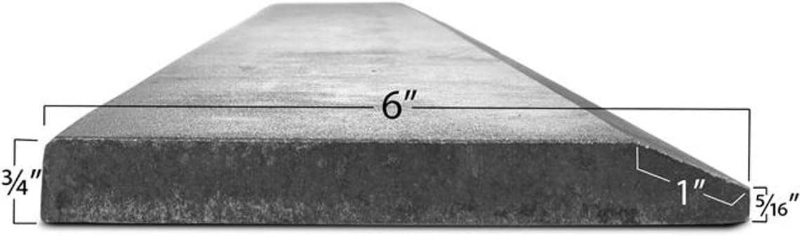 Hardened 1055 Carbon Steel Skidsteer Blade F522