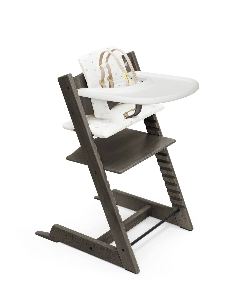 Natural / Icon Grey High Chair B315