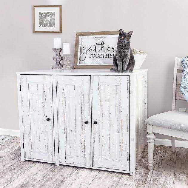 Cat Litter Box Credenza Cat Cabinet C684891