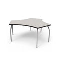 Grey Nebula Laminate Table with 4 Adjustable Silver Legs K288768