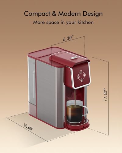 White 3 in 1 Pod Coffee Maker with 50 Oz Water Reservoir G64153