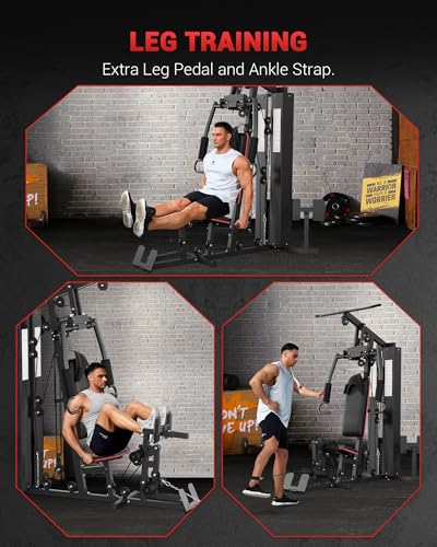 150LBS Weight Stack Multifunctional Home Gym Machine D355