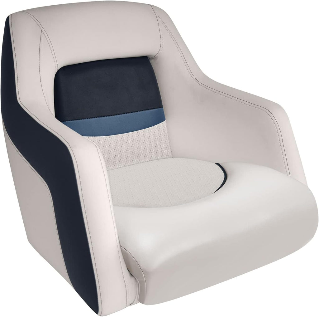 Platinum/Spectra Navy/Cobalt Pontoon Bucket Seat N705726