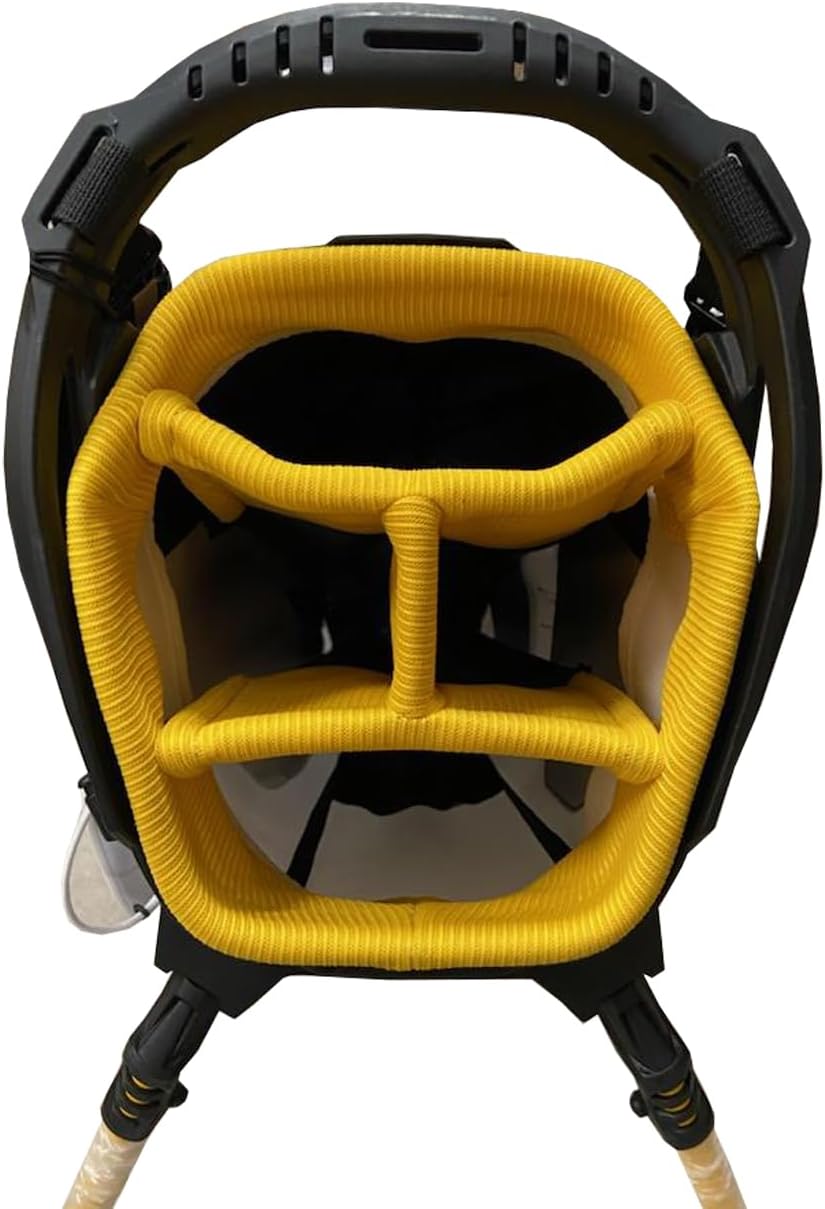 Black/White/Gold Golf Stand Bag M4614