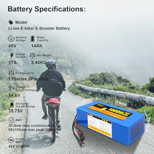 36V 10Ah Lithium Ebike Battery with 2A Fast Charger V5707