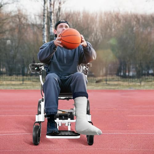 Lightweight Foldable Aluminum Alloy Electric Wheelchair J89152