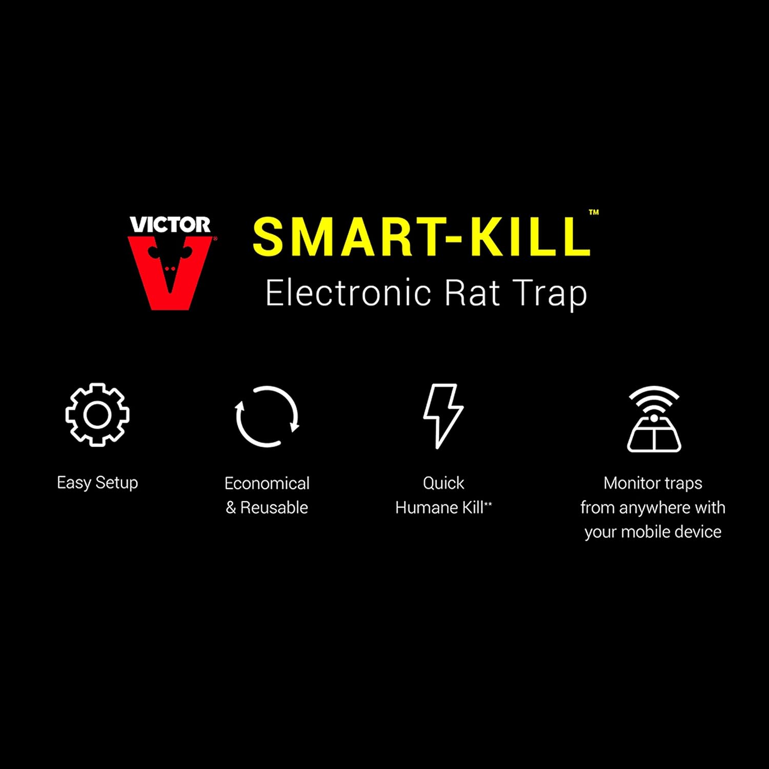 Smart-Kill Electronic Rat Trap M39315