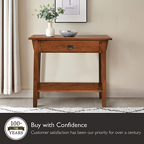Medium Oak Solid Wood Console Table K873801
