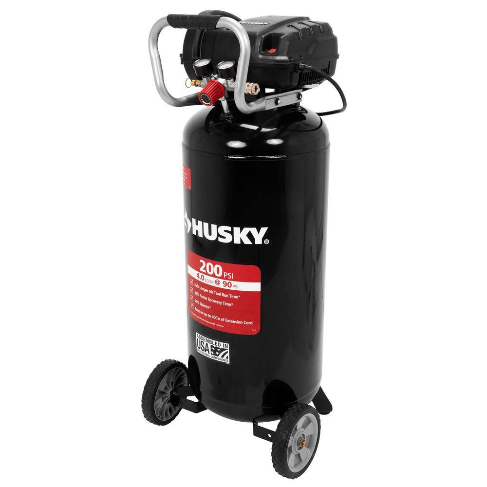 20 gal. 200 PSI Oil Free Portable Vertical Electric Air Compressor B115