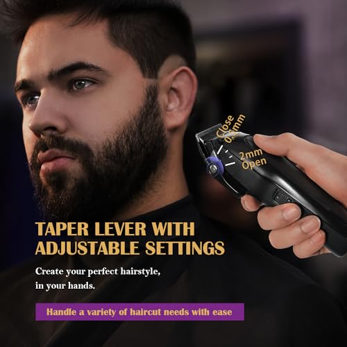 Professional Hair Clippers with Brushless Motor & Detachable Blade X5816