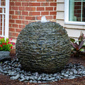 Stacked Slate Sphere Water Fountain J6448