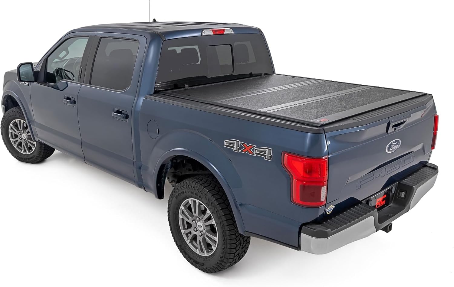 Hard Low Profile Tri-Fold Truck Bed Tonneau Cover for Ford F-150 (2015-2020) - Fits 5'7" Bed E61759