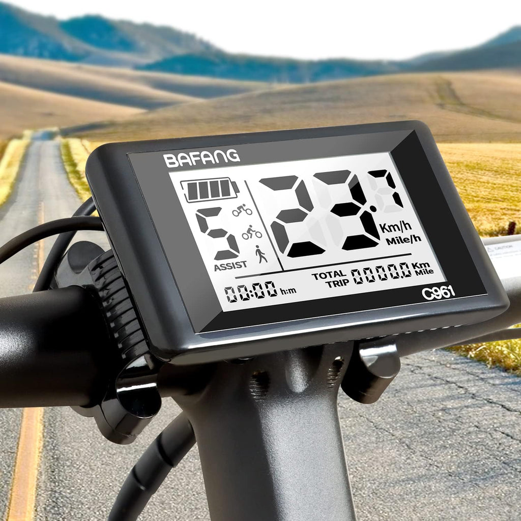 eBike Display for BAFANG Motor Electric Bike Computer with PAS UART Protocol S891