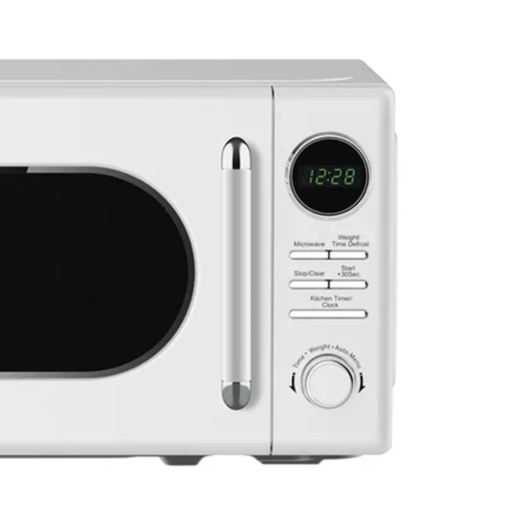 White 0.7 Cubic Feet 700W Countertop Microwave J6269