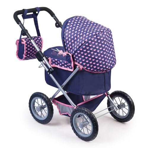 Blue Pink Baby Doll Pram E51210