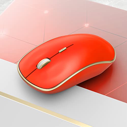 Purple Wireless Ergonomic Mouse with 5 Adjustable DPI Levels K15893