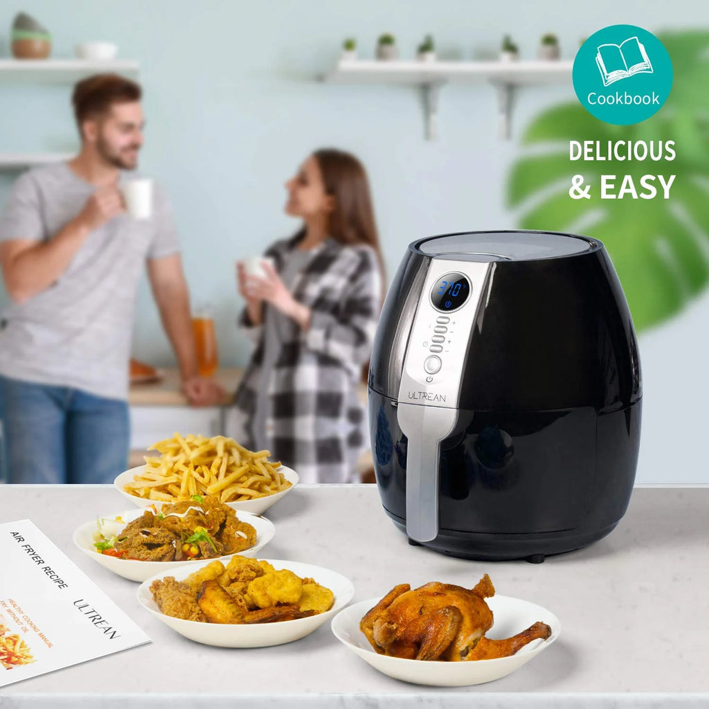 4.2 Quart Nonstick Air Fryer with LCD Digital Screen I993141
