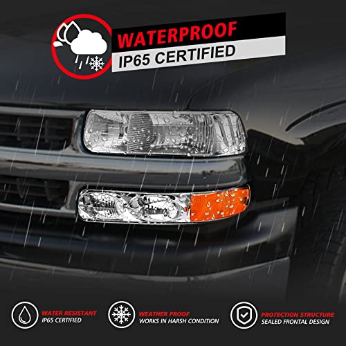 Chrome Housing Headlamps Set V403807