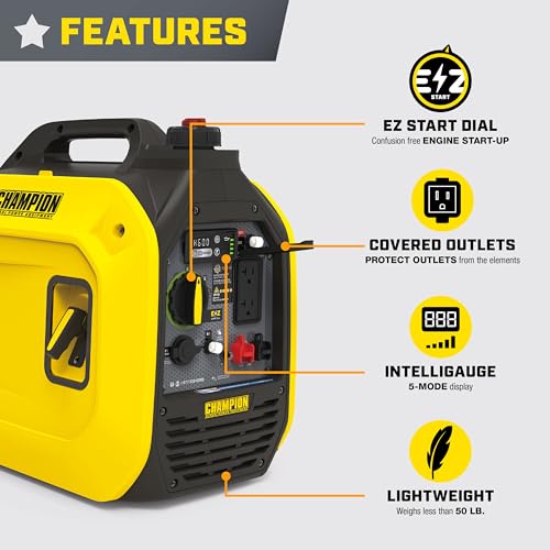 2500-Watt Ultralight Portable Inverter Generator B597529