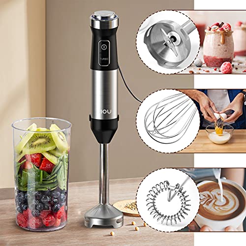 Black 500 Watt Stainless Steel Immersion Blender R89340