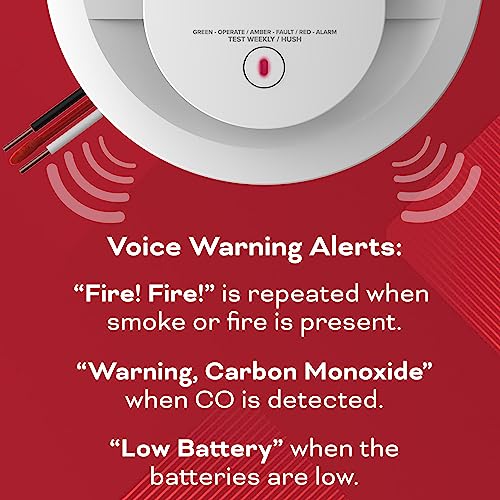 Hardwired Smoke & Carbon Monoxide Detector with 6 Hardwired Smoke Detectors N1941