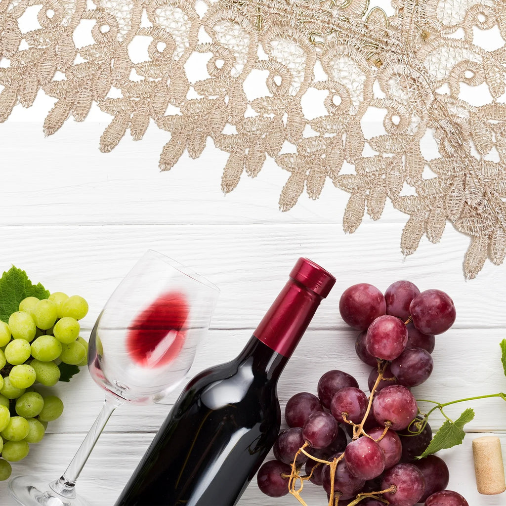 100% Polyester Lace Table Runner U80345